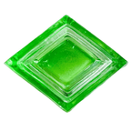 Vintage Strakke Duitse Poederdoos Emerald Groen Kristal Sieradendoos 1940’s thumbnail 7