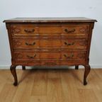 Vintage Queen Ann Ladekastje Ladekast, Commode Dressoir Badkamermeubel 003 thumbnail 2