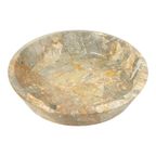 Prachtige Zware Grote Marmeren Fruitschaal Xl Natuursteen 40cm thumbnail 4