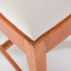Pair Unique Burl Wood Chairs / Eetkamerstoel / Stoel From Nordiska Kompaniet thumbnail 10