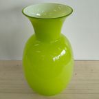Grote Limegroene Bolvaas Met Brede Hals thumbnail 3