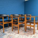 6x Deens Design Stoelen, Jørgen Bækmark, Fdb Møbler thumbnail 17