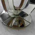 Art Deco Koffietafel , Bijzettafel, Met Spiegelglas En Notenfineer, Jaren 30 thumbnail 21