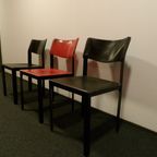 3 Enrico Pellizonni Eetkamer Stoelen Model Alex In Goede Staat thumbnail 2