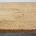 Zeer Grote En Karaktervolle Antieke Eikenhouten Xxl Eettafel Voor 8 Tot 10 Personen thumbnail 8