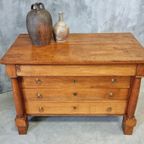 Antieke Empire Ladekast Buffet Commode thumbnail 18