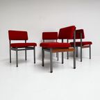 Set Van 4 Pali Eetkamerstoelen Van Louis Van Teeffelen, 1960 thumbnail 11