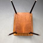 Vintage Hoogglanzende Houten Cocktailtafel, Salontafel Jaren 60, Mid Century Bijzettafel. thumbnail 5