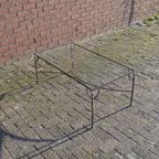 Metalen Salontafel Met Glasplaat thumbnail 2