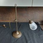 Tafellamp - Bureaulamp - Hengellamp - Koper, Messing, Glas thumbnail 13