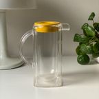 Vintage Space Age Pitcher Transparant Plastic - Thermos Double Walled thumbnail 9