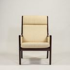 High Back Armchair By Ole Wanscher For P. Jeppensen thumbnail 5