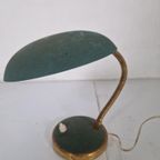 Italiaanse Goosneck Vintage Bureau Lamp Jaren 50 thumbnail 6