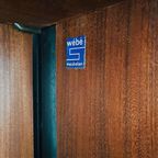 Mid-century Louis Van Teeffelen Wébé Wandmeubel Deens Design 1950’s thumbnail 13