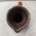 Red Fat Lava Vase By Jopeko Model 7201-21 thumbnail 5