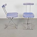 Set Of 2 Toshiyuki Kita Rondine Klapstoelen Magis Italië ‘90 thumbnail 12
