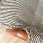 Deens Design Relax Fauteuil Met Voetenbank En Teak Hout thumbnail 13