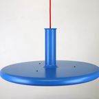 Geweldige Fog & Morup Xl Hanglamp - Model Optima Blauw En Rood - Ontworpen Door Hans Due thumbnail 5