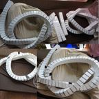 Vintage Wit Metalen Spiraal Design Elementen, Decoratie Voor Etalage, Cafe, Bar, Disco thumbnail 3
