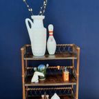 Vintage Brocante Houten Kastje, Halkastje, Nachtkastjes thumbnail 15