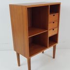 Vintage Teak Houten Kastje Laden Vakken Keuken thumbnail 7