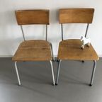 Tranås Sweden Vintage Schoolstoelen thumbnail 4