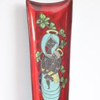 Tall San Marino Sgraffito Ceramic Wall Plate, 1950S thumbnail 10