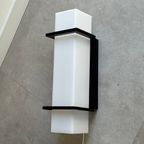 Grote Vintage Rechthoekige Plexi Wandlamp thumbnail 4