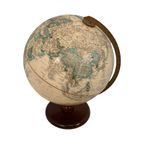 Jro Globe - Ca. 1960 - German Made - Illuminated And Tripod Base thumbnail 3