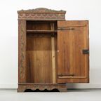 Antieke Beschilderde Bruidskast 1795 thumbnail 12