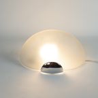 Sce - Société Centrale D’Eclairage - Wandlamp - France - Gesatineerd Glas - Wit - 1970'S thumbnail 2