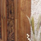 Antieke Noten Houten Art Deco Toogkast/linnenkast Julia thumbnail 7