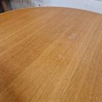 Xxl Vintage Deense Eettafel Uittrekbare Tafel Ronde Ovale thumbnail 10