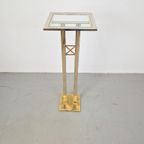 Regerncy Fratelli Orsenigo Zuil Messing Chrome Side Table 70 thumbnail 12