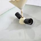 Vintage Glazen Plafondlamp /plafonniere thumbnail 7