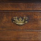 Prachtige Antieke Engelse Double Based Side Table/ Dressoir Van Eikenhout thumbnail 8