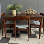 Set Of 4 Rosewood Lubke Dining Chairs 1960S thumbnail 4