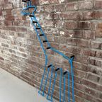 Grote Giraffe Blauwe Kapstok, Vintage IKEA Collectabels thumbnail 7