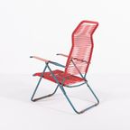 Italian Mid-Century Foldable ‘Spagetthi’ Deck Chair By Roberto Gatti thumbnail 5