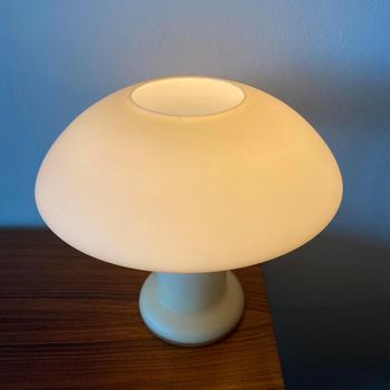 Lamp Vintage Melkglas Hustadt Leuchten Jaren