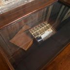 Oude Toonbank, Vitrine-Tafel, Sidetable, Pronktafel. L 180Cm thumbnail 7