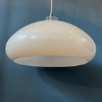 Mushroom Hanglamp - White Space Age Light Fixture thumbnail 10