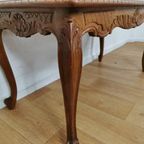 Vintage Queen Ann Chippendale Koffietafel, Salontafel 2701 thumbnail 14