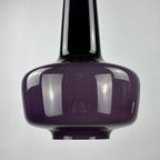 Purple Opaline Glass Pendant Light Kreta Holmegaard By Jacob Bang, 1960 thumbnail 8