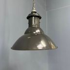 Franse Middelgrote Zwart Emaille Hanglamp thumbnail 8