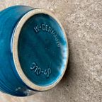 Grote Blauwe Keramiek Vaas Van Bay Keramik West Germany thumbnail 5