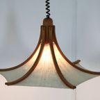 Domus Hanglamp Vintage Lamp Teak Houten thumbnail 3