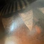 Vintage Indonesische Pot. Lombok Crafts Vaas / Pot. Groot Handgemaakt. thumbnail 5
