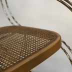 Vintage Schommelstoel Messing Bentwood Regency Stijl Design thumbnail 10