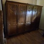 Vintage/antieke Queen Anne Kledingkast 2.54 X 1.85 X 0.54 M thumbnail 5